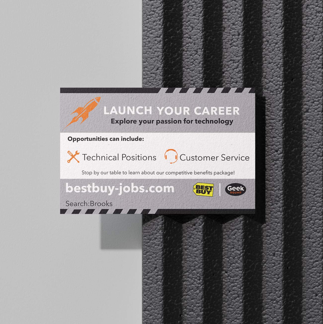 Information on a card