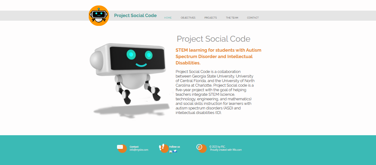 Home page for Project Social Code